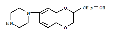 1,4-Benzodioxin-2-methanol, 2,3-dihydro-7-(1-piperazinyl)-