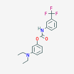 carbamic acid, N-[3-(trifluoromethyl)phenyl]-, 3-(diethylamino)phenyl ester