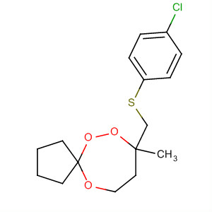 6,7,11-Trioxaspiro[4.6]undecane,8-[[(4-chlorophenyl)thio]methyl]-8-methyl-