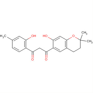 1,3-Propanedione,1-(3,4-dihydro-7-hydroxy-2,2-dimethyl-2H-1-benzopyran-6-yl)-3-(4-methoxyphenyl)-
