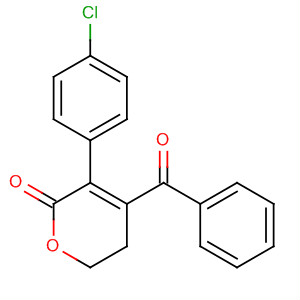 2H-Pyran-2-one, 4-benzoyl-3-(4-chlorophenyl)-5,6-dihydro-