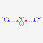 ETHANONE,1-(2,6-BIS(3-(4-METHYL-1-PIPERAZINYL)PROPOXY)PHENYL)-
