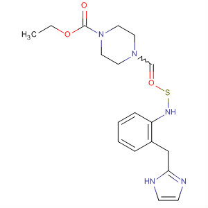 1-Piperazinecarboxylic acid,4-[[[2-(1H-imidazol-2-ylmethyl)phenyl]amino]thioxomethyl]-, ethyl ester