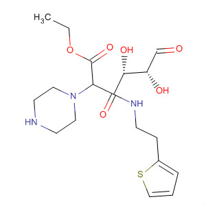 1-Piperazineacetic acid,4-[(2R,3R)-2,3-dihydroxy-1,4-dioxo-4-[[2-(2-thienyl)ethyl]amino]butyl]-,ethyl ester