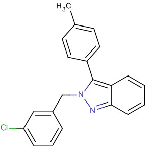 2H-Indazole, 2-[(3-chlorophenyl)methyl]-3-(4-methylphenyl)-