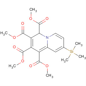 4H-Quinolizine-1,2,3,4-tetracarboxylic acid, 8-(trimethylsilyl)-,tetramethyl ester