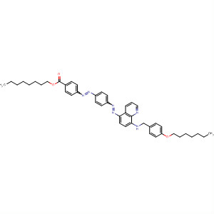 Benzoic acid,4-[[4-[[8-[[[4-(heptyloxy)phenyl]methyl]amino]-5-quinolinyl]azo]phenyl]azo]-, octyl ester