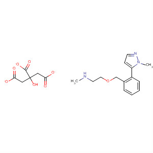 Ethanamine,N-methyl-2-[(R)-(1-methyl-1H-pyrazol-5-yl)phenylmethoxy]-,2-hydroxy-1,2,3-propanetricarboxylate (1:1)