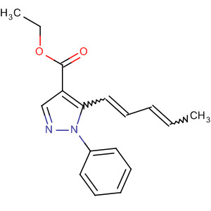 1H-Pyrazole-4-carboxylic acid, 5-(1,3-pentadienyl)-1-phenyl-, ethylester, (E,E)-