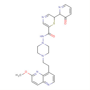 2H-Pyrido[3,2-b]-1,4-thiazine-6-carboxamide,3,4-dihydro-N-[4-[2-(6-methoxy-1,5-naphthyridin-4-yl)ethyl]-1-piperazinyl]-3-oxo-