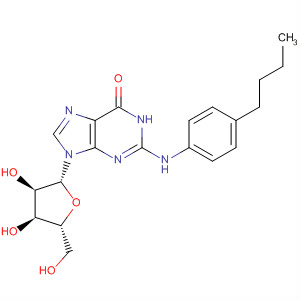 Guanosine, N-(4-butylphenyl)-