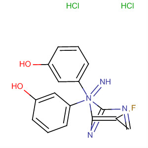 Phenol, 3,3'-[(5-fluoro-2,4-pyrimidinediyl)diimino]bis-, hydrochloride