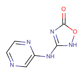 1,2,4-Oxadiazol-5(2H)-one, 3-(pyrazinylamino)-