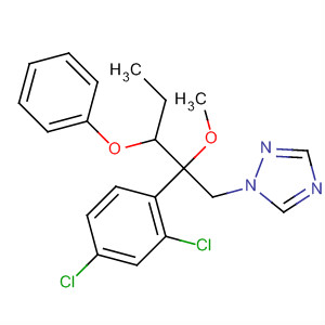 1H-1,2,4-Triazole,1-[2-(2,4-dichlorophenyl)-2-methoxy-3-phenoxypentyl]-