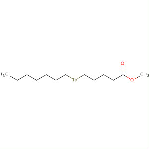 Pentanoic acid, 5-(heptyltelluro)-, methyl ester