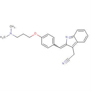 1H-Indole-3-acetonitrile,a-[[4-[3-(dimethylamino)propoxy]phenyl]methylene]-, (Z)-