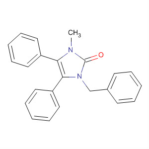 2H-Imidazol-2-one, 1,3-dihydro-1-methyl-4,5-diphenyl-3-(phenylmethyl)-