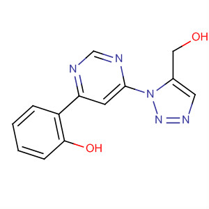 1H-1,2,3-Triazole-5-methanol, 1-[6-(2-hydroxyphenyl)-4-pyrimidinyl]-