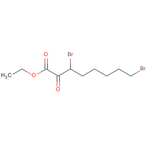 Octanoic acid, 3,8-dibromo-2-oxo-, ethyl ester