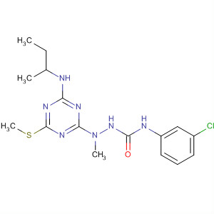 Hydrazinecarboxamide,N-(3-chlorophenyl)-2-methyl-2-[4-[(1-methylpropyl)amino]-6-(methylthio)-1,3,5-triazin-2-yl]-
