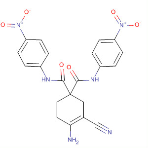 3-Cyclohexene-1,1-dicarboxamide,4-amino-3-cyano-N,N'-bis(4-nitrophenyl)-