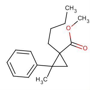 Cyclopropanecarboxylic acid, 1-butyl-2-methyl-2-phenyl-, methyl ester,trans-