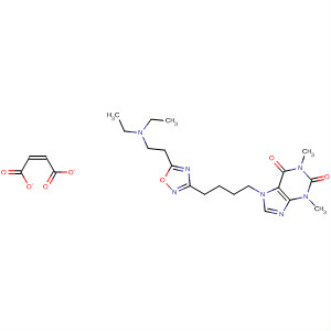 1H-Purine-2,6-dione,7-[4-[5-[2-(diethylamino)ethyl]-1,2,4-oxadiazol-3-yl]butyl]-3,7-dihydro-1,3-dimethyl-, (2Z)-2-butenedioate (1:1)