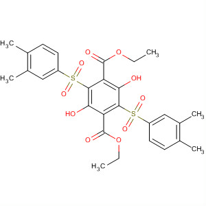 1,4-Benzenedicarboxylic acid,2,5-bis[(3,4-dimethylphenyl)sulfonyl]-3,6-dihydroxy-, diethyl ester