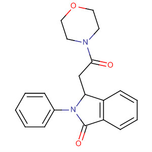 Morpholine, 4-[(2,3-dihydro-3-oxo-2-phenyl-1H-isoindol-1-yl)acetyl]-