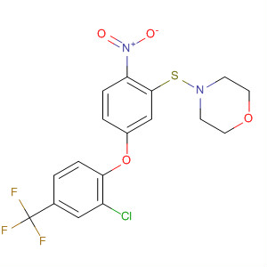 Morpholine,4-[[5-[2-chloro-4-(trifluoromethyl)phenoxy]-2-nitrophenyl]thio]-