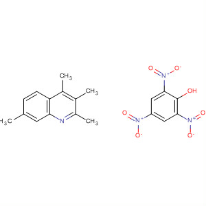 Quinoline, 2,3,4,7-tetramethyl-, compd. with 2,4,6-trinitrophenol (1:1)
