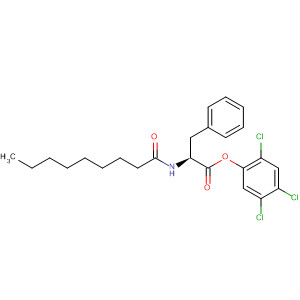 L-Phenylalanine, N-(1-oxononyl)-, 2,4,5-trichlorophenyl ester