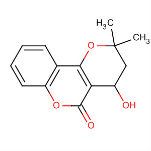 2H,5H-Pyrano[3,2-c][1]benzopyran-5-one,3,4-dihydro-4-hydroxy-2,2-dimethyl-