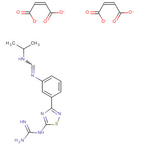 Guanidine,[3-[3-[[[(1-methylethyl)amino]methylene]amino]phenyl]-1,2,4-thiadiazol-5-yl]-, (2Z)-2-butenedioate (1:2)