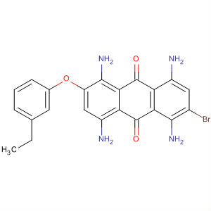 9,10-Anthracenedione, 1,4,5,8-tetraamino-2-bromo-6-(3-ethylphenoxy)-