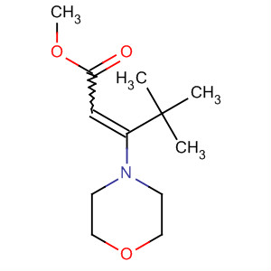 2-Pentenoic acid, 4,4-dimethyl-3-(4-morpholinyl)-, methyl ester