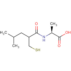 L-Alanine, N-[2-(mercaptomethyl)-4-methyl-1-oxopentyl]-