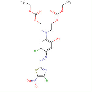 2,8,10-Trioxa-5-azadodecanoic acid,5-[5-chloro-4-[(4-chloro-5-nitro-2-thiazolyl)azo]-2-hydroxyphenyl]-9-oxo-,ethyl ester