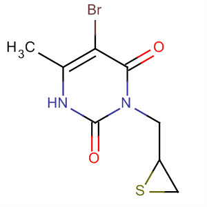 2,4(1H,3H)-Pyrimidinedione, 5-bromo-6-methyl-3-(thiiranylmethyl)-