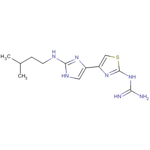 Guanidine, [4-[2-[(3-methylbutyl)amino]-1H-imidazol-4-yl]-2-thiazolyl]-