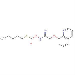 Ethanimidamide, N-[[(pentylthio)carbonyl]oxy]-2-(8-quinolinyloxy)-