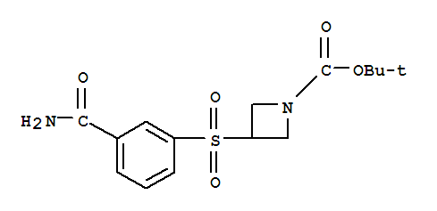 3-(3-CARBAMOYL-BENZENESULFONYL)-AZETIDINE-1-CARBOXYLIC ACID TERT-BUTYL ESTER