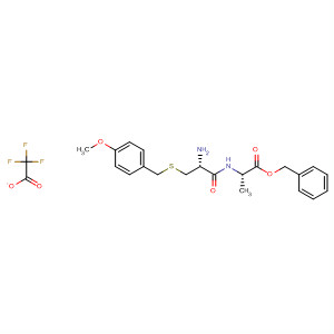 L-Alanine, N-[S-[(4-methoxyphenyl)methyl]-L-cysteinyl]-, phenylmethylester, mono(trifluoroacetate)