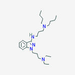 N',n'-dibutyl-n-[1-[3-(diethylamino)propyl]indazol-3-yl]propane-1,3-diamine