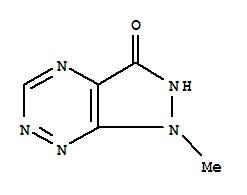 3H-Pyrazolo[4,3-e][1,2,4]triazin-3-one,  1,2-dihydro-1-methyl-