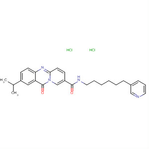 11H-Pyrido[2,1-b]quinazoline-8-carboxamide,2-(1-methylethyl)-11-oxo-N-[6-(3-pyridinyl)hexyl]-, dihydrochloride