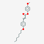2-Propenoic acid, 3-[4-(heptyloxy)phenyl]-, 4-methoxyphenyl ester, (E)-