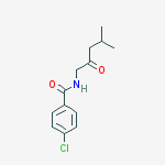 Benzamide, 4-chloro-N-(4-methyl-2-oxopentyl)-
