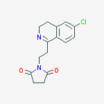 2,5-Pyrrolidinedione, 1-[2-(6-chloro-3,4-dihydro-1-isoquinolinyl)ethyl]-