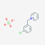 Pyridinium, 1-[(3-chlorophenyl)methyl]-, perchlorate
